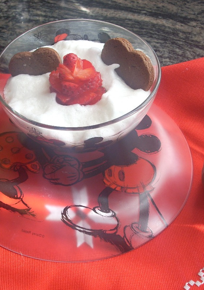 Una foto de Yogurt de Chocolate
