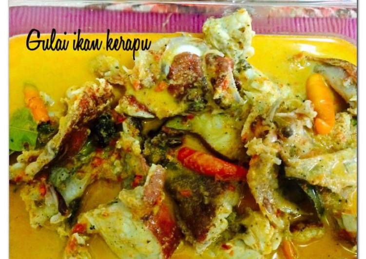 Bagaimana Membuat Gulai ikan kerapu yang simpel