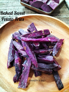Foto resep Baked Sweet Potato Fries