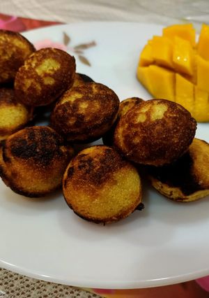 স্যুইট ম্যাঙ্গো আপ্পে (sweet mango appe recipe in Bengali) রেসিপির প্রধান ছবি