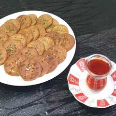 فطائر مقلية مع الشاي 🥯-レシピのメイン写真
