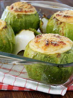 Una foto de Calabacines rellenos
