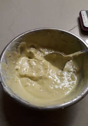 Una foto de Salsa de yogurt con aguacate