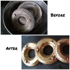 A picture of How to clean Gas Burners.