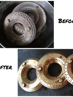 A picture of How to clean Gas Burners.