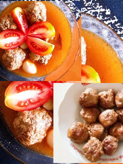 Foto resep Semur Bola Bola daging isi telur puyuh