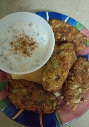 A picture of #looki k kabab #cookpada #Iftari with huma.