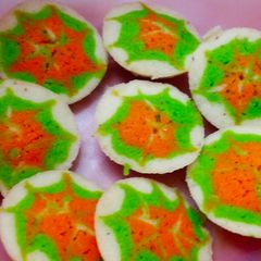 Tri Colour Idli A picture of Tri Colour Idli.