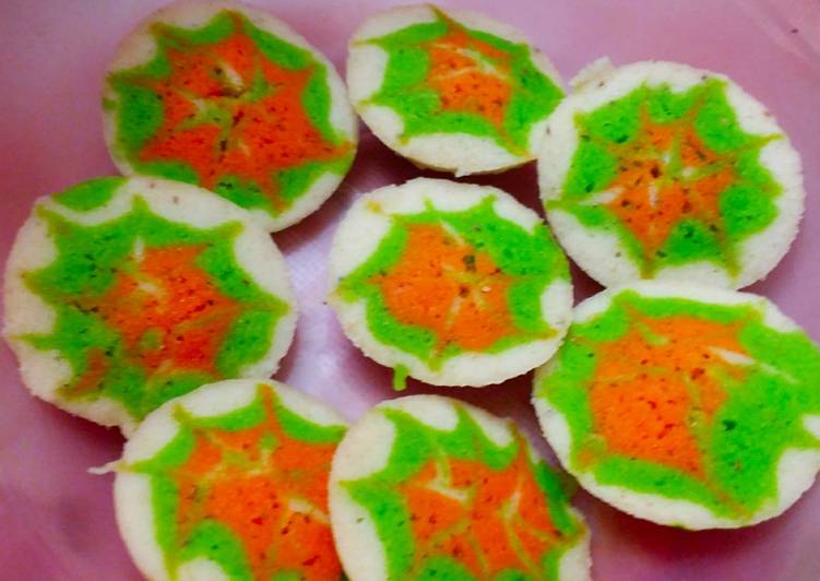 Tri Colour Idli