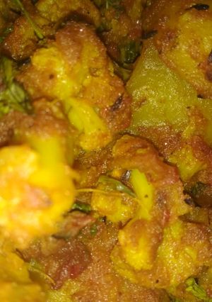 A picture of Cauliflower curry.