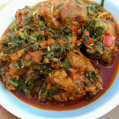 A picture of Daddawa soup.