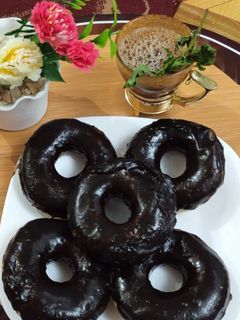 صورة لوصفة لي دونات خفاف ريشة 🍩