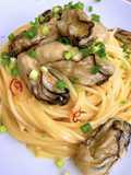 Spaghetti con ostriche e salsa di soia a modo mio 🇯🇵🍴