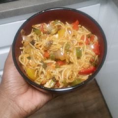 A picture of Spaghetti fiesta.