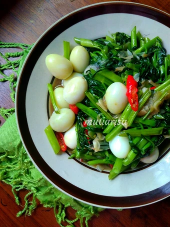 Langkah Mudah untuk Membikin Resep Cah kangkung saos tiram yang Bikin Ngiler Anti Ribet, Menggugah Selera