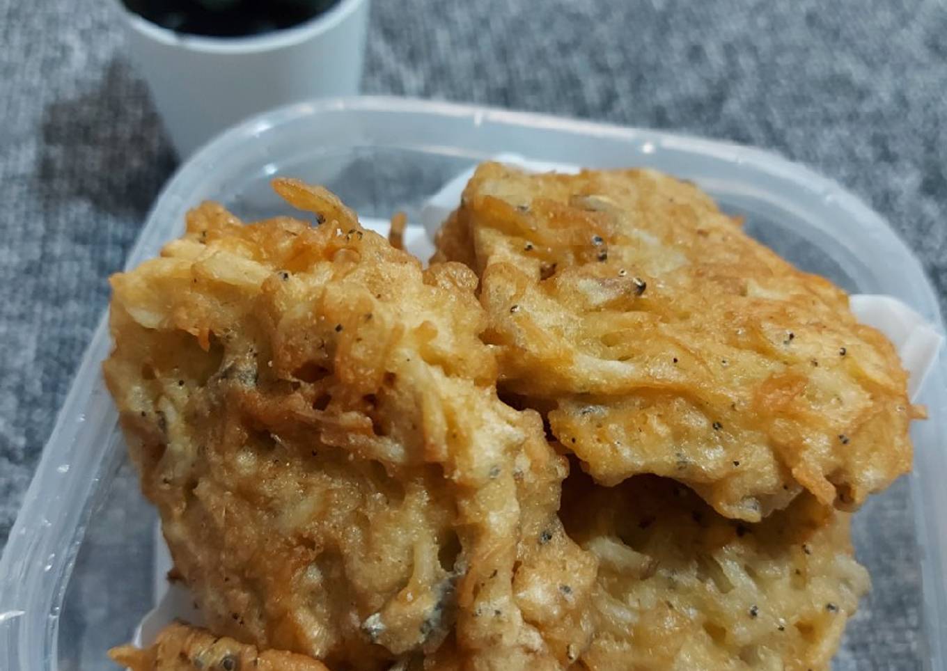 Teri nasi tepung🥯