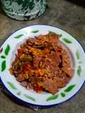 Tumis Pedas Kadedemes Tempe (Kulit Singkong)
