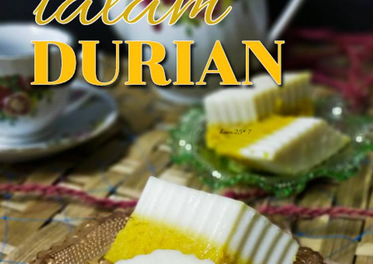 Cara Memasak Talam durian yang Bergizi