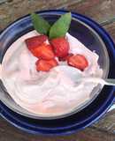 Keto - Helado de Frutilla a la crema