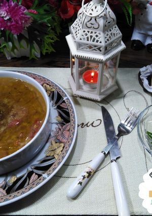 صورة لوصفة طريقة عمل الفول المدمس لسحور رمضان الكريم