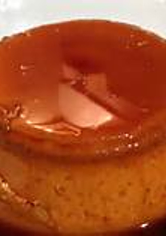 Una foto de Flan de huevo casero