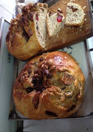 Una foto de Pan dulce con harina integral