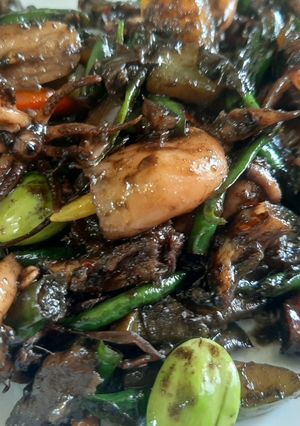 Foto resep Baby cumi segar pedas manis