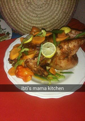 A picture of Roasted chicken.