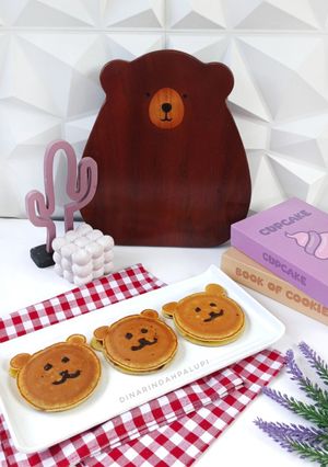 Foto resep Pancake Beruang