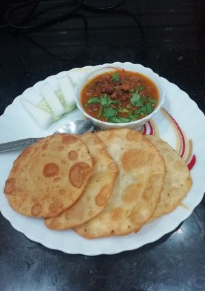 A picture of Masala Puri.