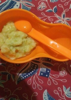 Foto resep Mpasi 7m Menu 4 Bintang Bubur Nasi Daging Sapi