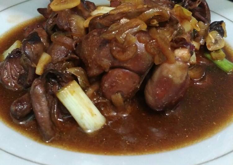 Bahan Membuat Hati ayam saus tiram yang Bikin Ngiler