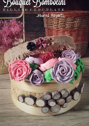 Foto resep Bouquet Bombolini Filling Chocolate