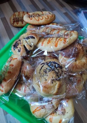 Foto resep Roti manis dan sosis
