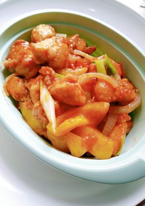 Foto resep Ayam asam manis simple enaaak