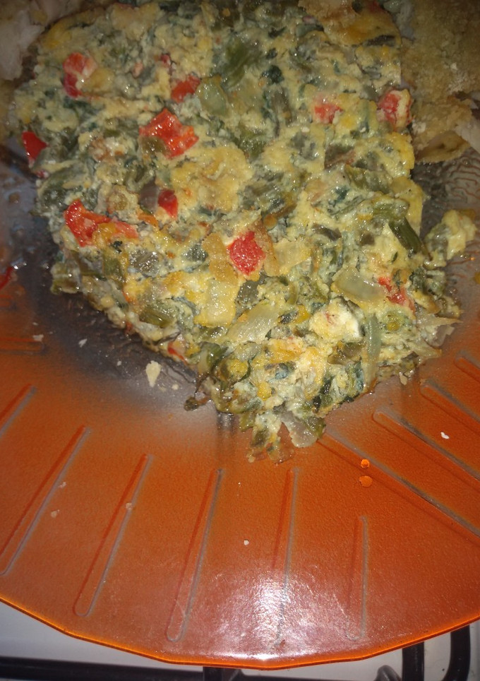 Una foto de Tortilla de pencas de acelga !!!
