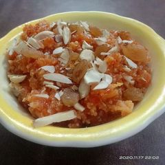 Gajar ka halwa A picture of Gajar ka halwa.