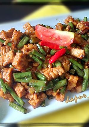 Foto resep Oseng Tempe Kacang Panjang 
