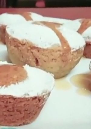 A picture of Black currant muffins.