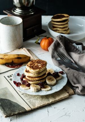 Une photo de Pancakes fluffy