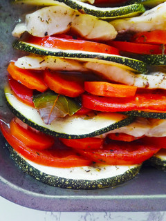Foto de Pescada com Legumes