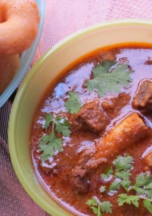 A picture of Easy andhra mutton curry.