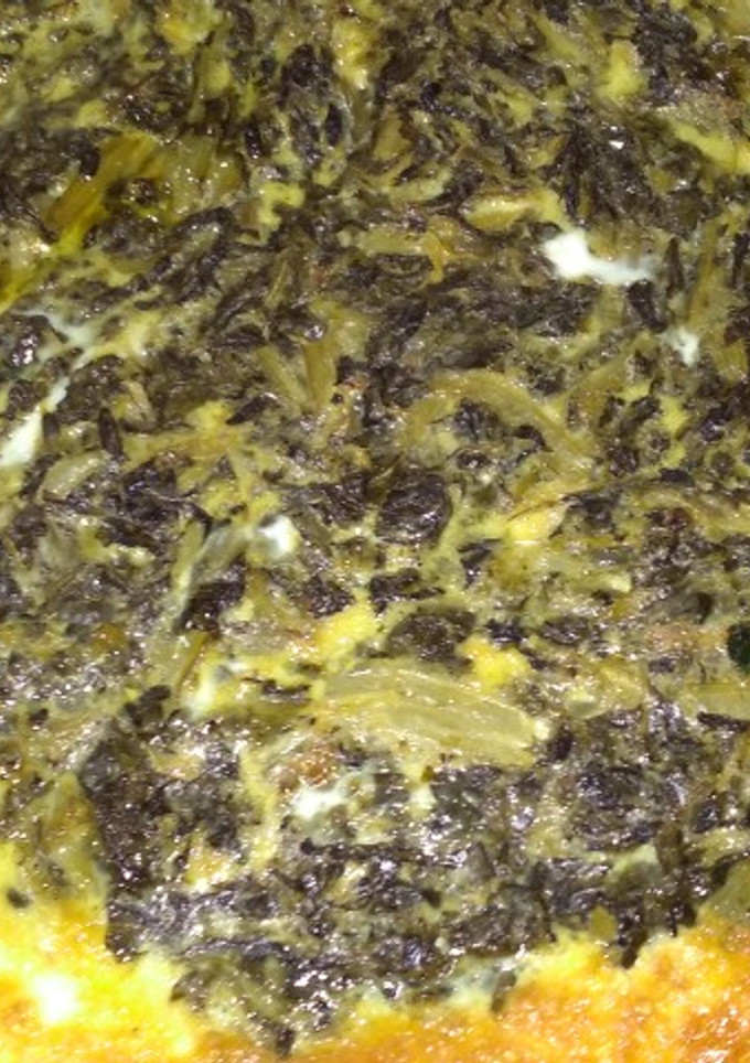 Una foto de Tarta de acelga, carne y harina integral!!!