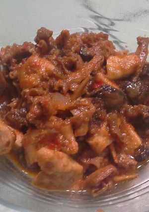 Foto resep Otak otak ati balado bawang putih