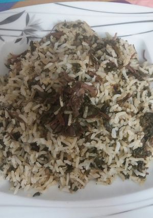عکسی از دستور ته چین اسفناج با اردک