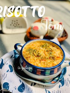 Hình của món Risotto tôm.