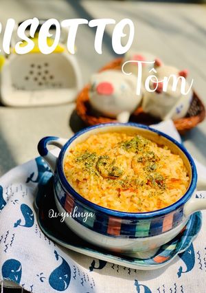 Hình của món Risotto tôm.