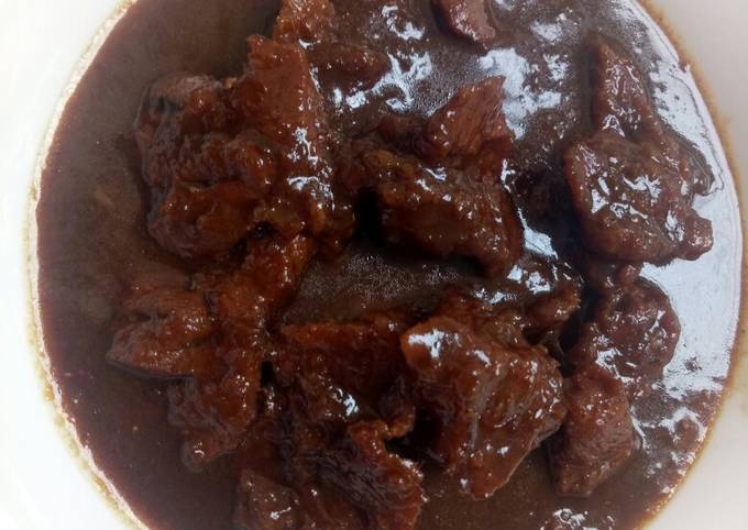 Semur daging simple