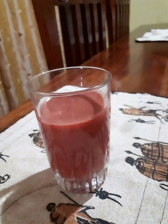 A picture of Water melon juice.
