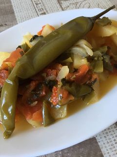 صورة لوصفة طبق الخضار بدون ماء